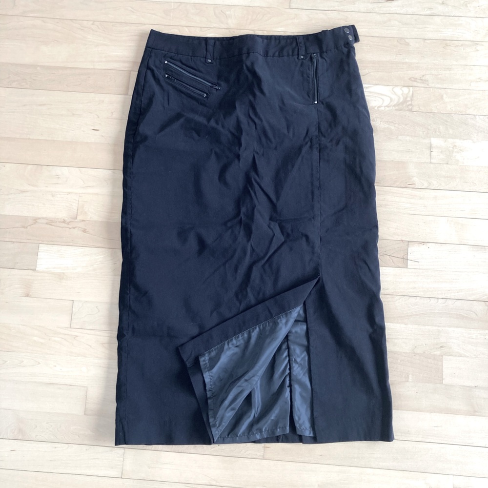 Jeanne Pierre long black skirt